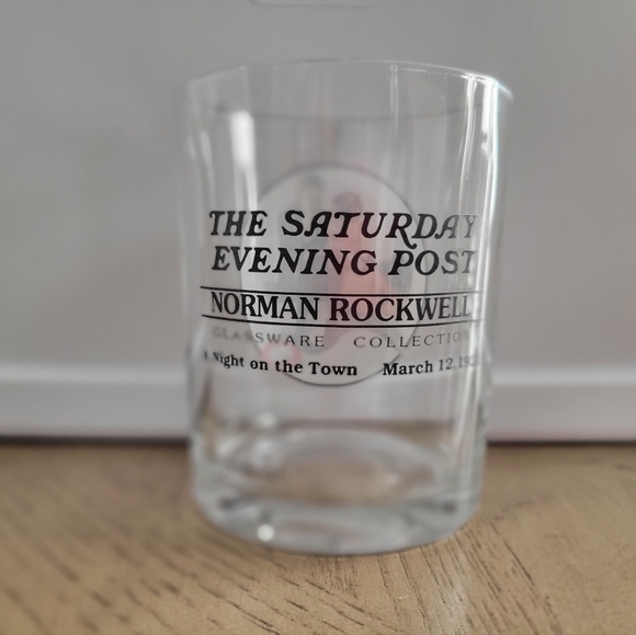 Norman Rockwell Glasses "The Saturday Evening Post" Glassware Set of 4 VGC - Picture 5 of 9